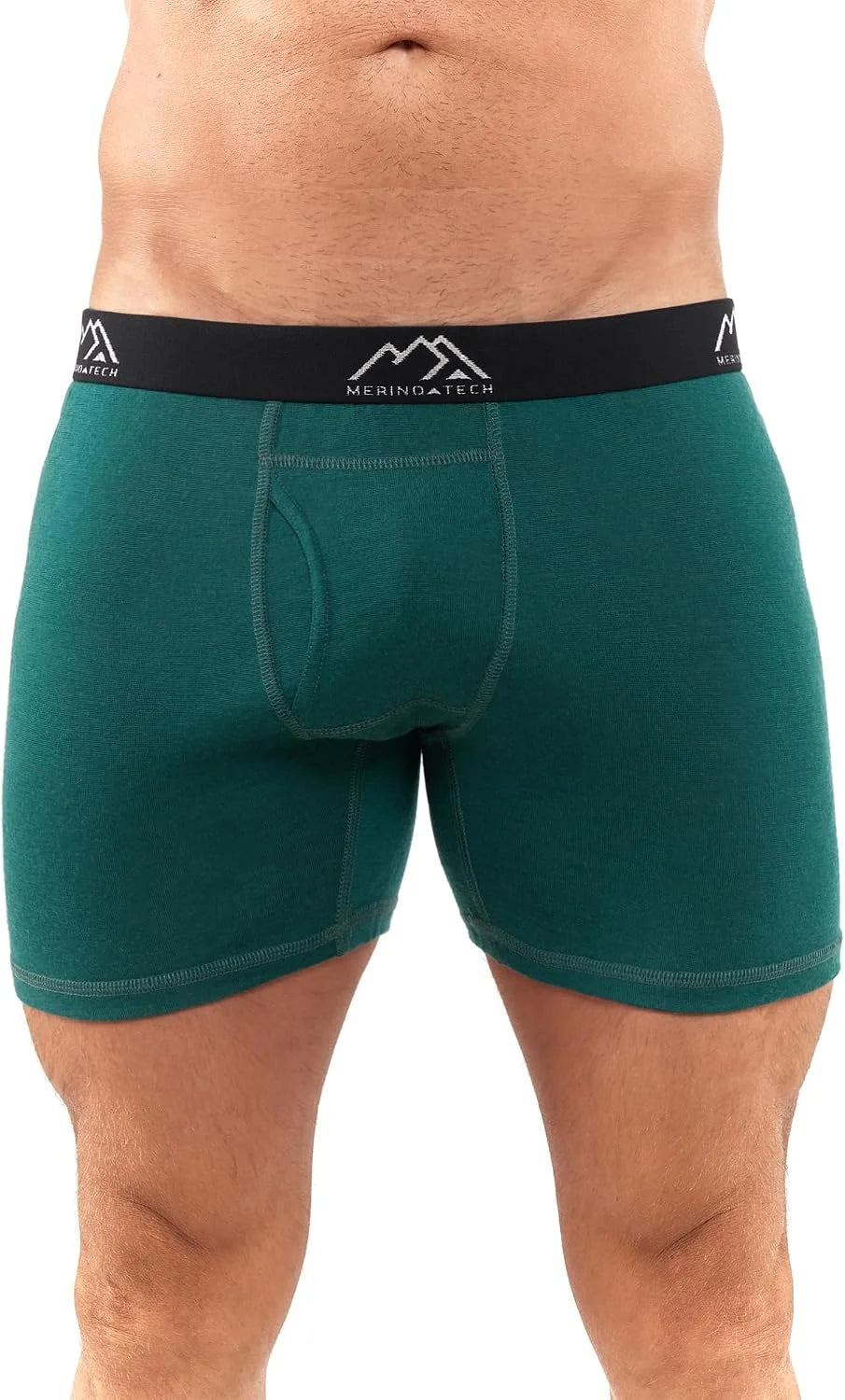 100% Merino Wool Underwear Mens - 1-2 Pack Boxer Briefs for Men 17.5um