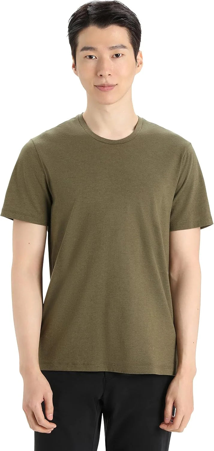 Icebreaker Merino Mens Central Classic Short Sleeve Wool T-Shirt
