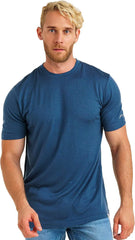 100% Merino Wool T-Shirt Men - Short Sleeve Undershirt Base Layer Top