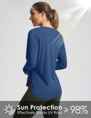 G Gradual Women's Sun Shirts UPF 50+ Long Sleeve Workout Hiking Tops