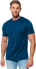 100% Merino Wool T-Shirt Men - Short Sleeve Undershirt Base Layer Top