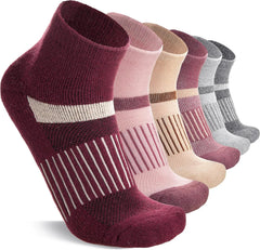 Anlisim Merino Wool Ankle Running Hiking Socks for Women and Men