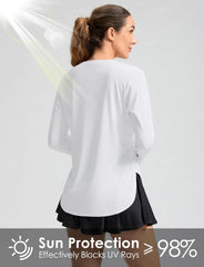 G Gradual Women's Sun Shirts UPF 50+ Long Sleeve Workout Hiking Tops