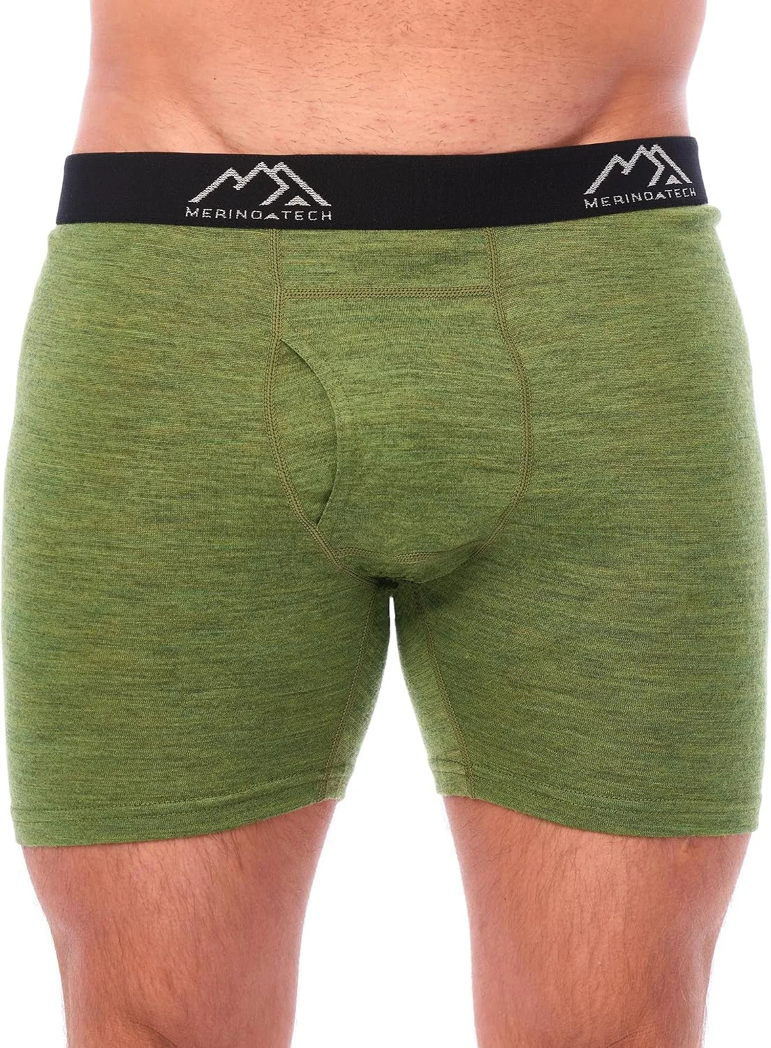 100% Merino Wool Underwear Mens - 1-2 Pack Boxer Briefs for Men 17.5um
