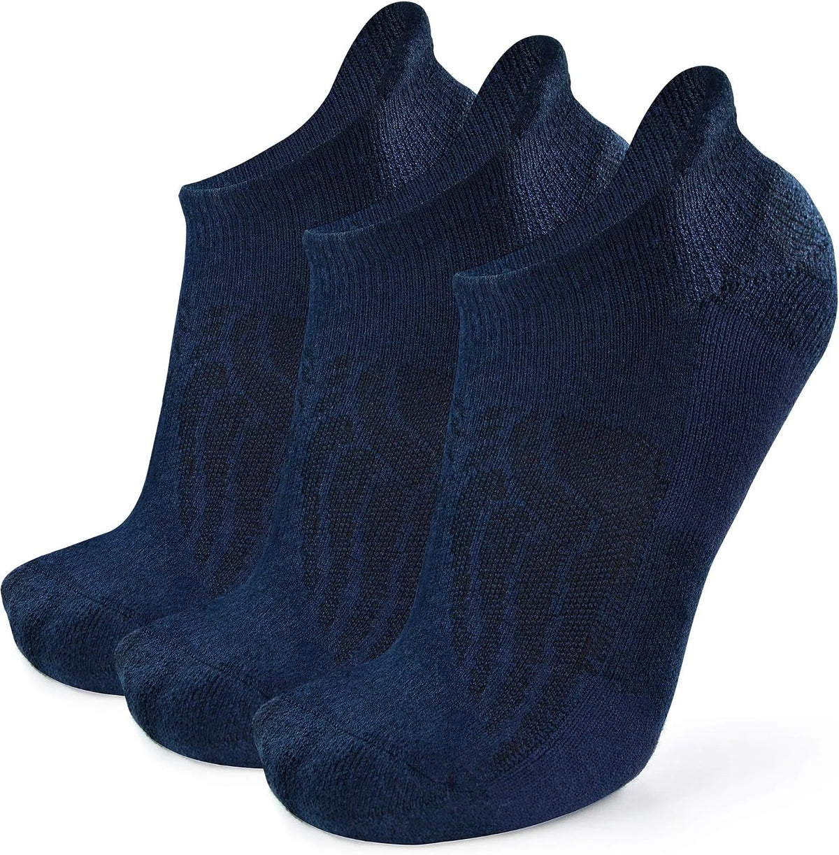 Busy Socks Merino Wool Compression Support Ankle Running Hiking Socks for Men Women, Soft Thick Cushion Tab Socks 3/6 Pairs