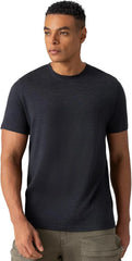 Merino Protect 100% Merino Wool V-Neck T Shirts for Men Odor Resistance Base Layer Hiking Travel T-Shirt Soft Undershirt
