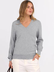 ANRABESS Women’s Fall Long Sleeve V Neck Light Sweaters