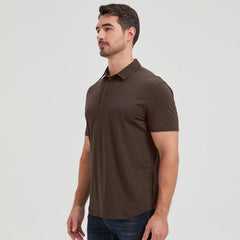 netdraw Men's Ultra Soft Bamboo Viscose Polo Curved Hem S-3XL