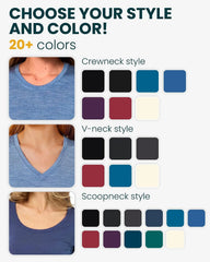 100% Merino Wool Base Layer Women - Thermal Merino Wool Shirt Women