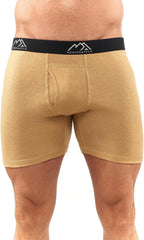 100% Merino Wool Underwear Mens - 1-2 Pack Boxer Briefs for Men 17.5um