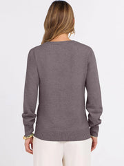 ANRABESS Women’s Fall Long Sleeve V Neck Light Sweaters