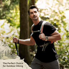Merino Protect 100% Merino Wool T Shirts for Men Odor Resistance Base Layer Hiking Travel T-Shirt Soft Undershirt