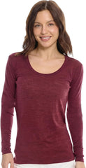 100% Merino Wool Base Layer Women - Thermal Merino Wool Shirt Women