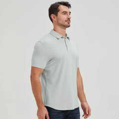 netdraw Men's Ultra Soft Bamboo Viscose Polo Curved Hem S-3XL