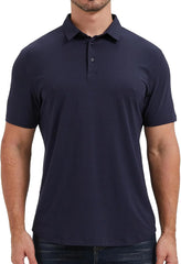 netdraw Men's Ultra Soft Bamboo Viscose Polo Curved Hem S-3XL