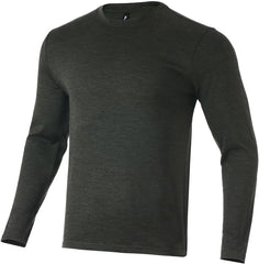 100% Merino Wool Base Layer for Men Long Sleeve Crew Neck Thermal Shirt