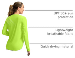 G Gradual Women's Sun Shirts UPF 50+ Long Sleeve Workout Hiking Tops