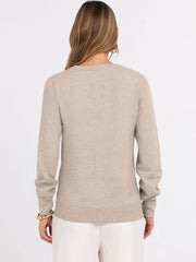 ANRABESS Women’s Fall Long Sleeve V Neck Light Sweaters
