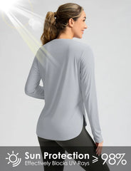 G Gradual Women's Sun Shirts UPF 50+ Long Sleeve Workout Hiking Tops