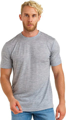 100% Merino Wool T-Shirt Men - Short Sleeve Undershirt Base Layer Top