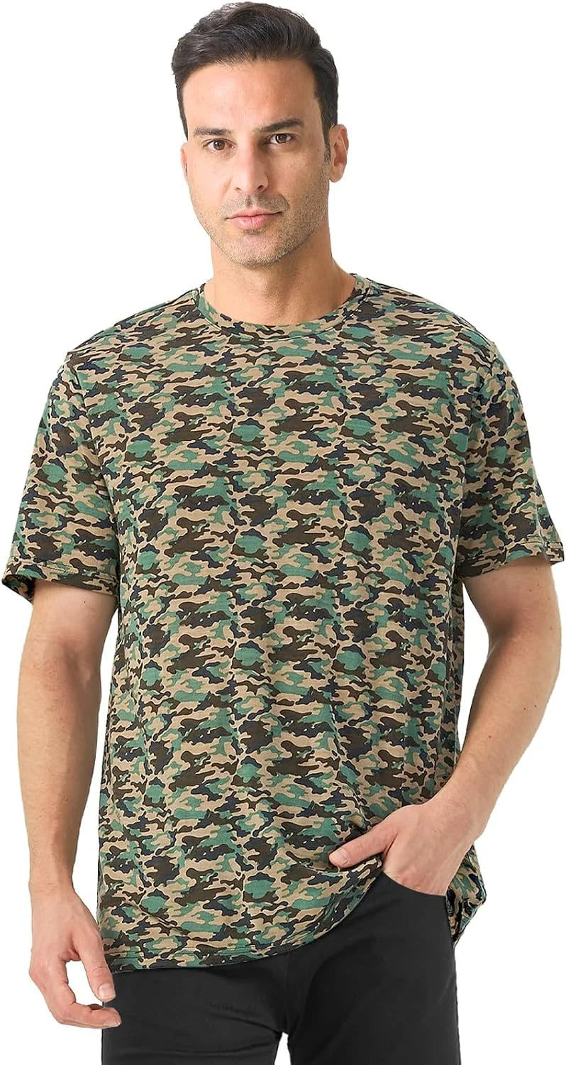 Merino Protect 100% Merino Wool T Shirts for Men Odor Resistance Base Layer Hiking Travel T-Shirt Soft Undershirt