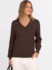 ANRABESS Women’s Fall Long Sleeve V Neck Light Sweaters