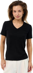 100% Merino Wool Shirt Women - Short Sleeve Tee Base Layer Top Undershirt