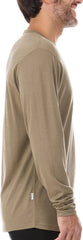 100% Merino Wool - Men's Long Sleeve Crew Shirt - Thermal Base Layer