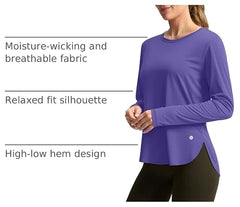 G Gradual Women's Sun Shirts UPF 50+ Long Sleeve Workout Hiking Tops