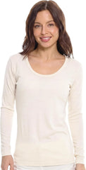 100% Merino Wool Base Layer Women - Thermal Merino Wool Shirt Women