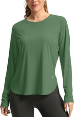 G Gradual Women's Sun Shirts UPF 50+ Long Sleeve Workout Hiking Tops