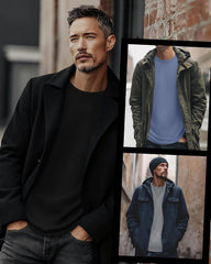 3 Pack Mens Long Sleeve Thermal Shirts Crew Neck Tops