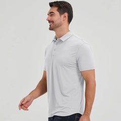 netdraw Men's Ultra Soft Bamboo Viscose Polo Curved Hem S-3XL