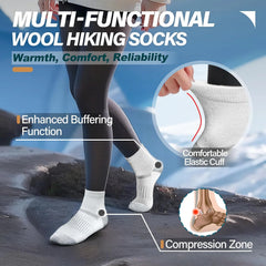 Anlisim Merino Wool Ankle Running Hiking Socks for Women and Men