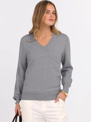 ANRABESS Women’s Fall Long Sleeve V Neck Light Sweaters