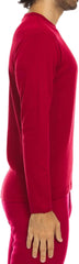 100% Merino Wool - Men's Long Sleeve Crew Shirt - Thermal Base Layer