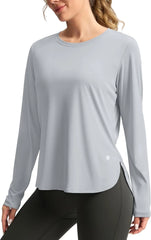 G Gradual Women's Sun Shirts UPF 50+ Long Sleeve Workout Hiking Tops