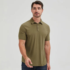 netdraw Men's Ultra Soft Bamboo Viscose Polo Curved Hem S-3XL