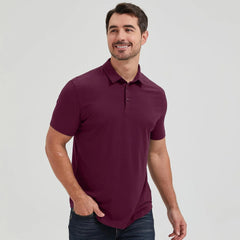netdraw Men's Ultra Soft Bamboo Viscose Polo Curved Hem S-3XL