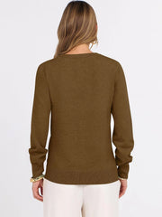 ANRABESS Women’s Fall Long Sleeve V Neck Light Sweaters