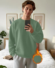 3 Pack Mens Long Sleeve Thermal Shirts Crew Neck Tops