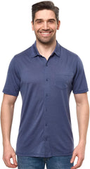 100% Merino Wool Button Up Shirt Men - Long & Short Sleeve Breathable | Lightweight, Breathable Merino Wool, Naturally Odor-Resistant, Soft, Office, Casual Outdoor Shirt, with Pocket
