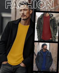 3 Pack Mens Long Sleeve Thermal Shirts Crew Neck Tops