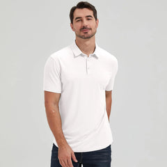netdraw Men's Ultra Soft Bamboo Viscose Polo Curved Hem S-3XL