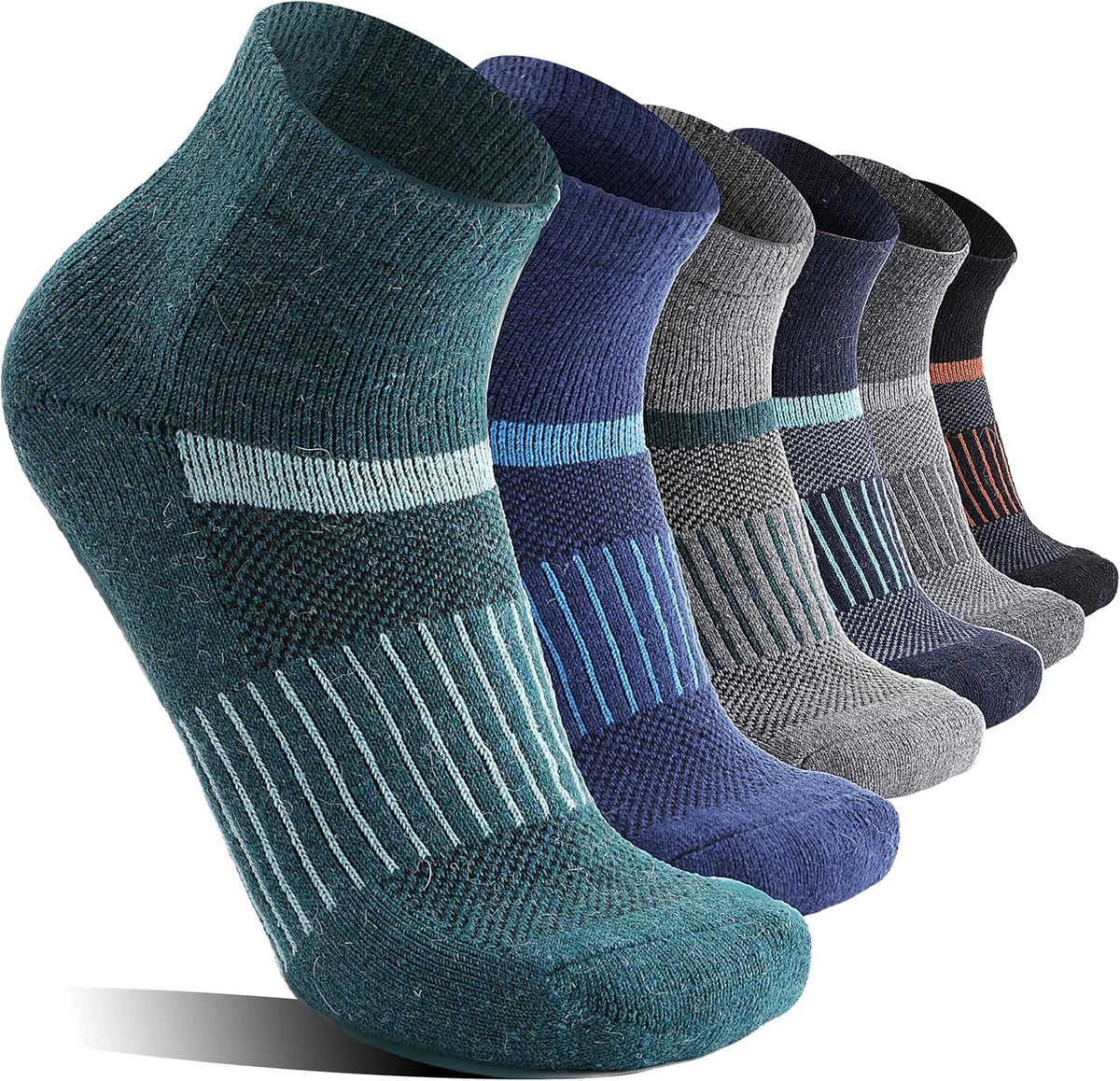 Anlisim Merino Wool Ankle Running Hiking Socks for Women and Men