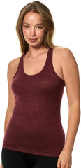100% Merino Wool Tank Top Women - Active Sleeveless Undershirt Base Layer