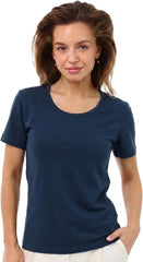 100% Merino Wool Shirt Women - Short Sleeve Tee Base Layer Top Undershirt