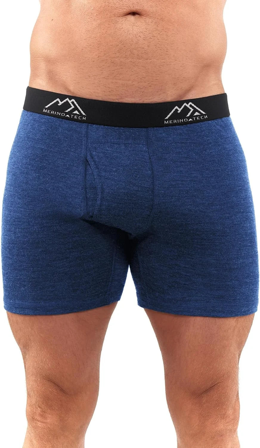 100% Merino Wool Underwear Mens - 1-2 Pack Boxer Briefs for Men 17.5um