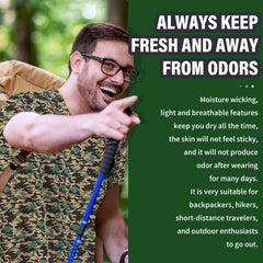 Merino Protect 100% Merino Wool T Shirts for Men Odor Resistance Base Layer Hiking Travel T-Shirt Soft Undershirt