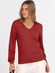 ANRABESS Women’s Fall Long Sleeve V Neck Light Sweaters